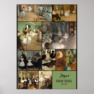 Póster Impresionismo más famoso por Edgar Degas