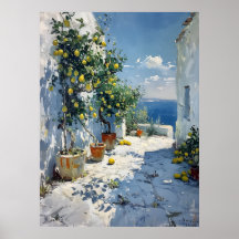 Impresionismo mediterráneo con limones
