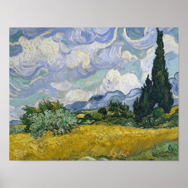 Póster Impresionismo Vincent Van Gogh Famouspainters What (Frente)
