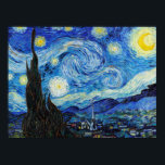 Póster Impresionismo Vincent Van Gogh Starry Starry Night<br><div class="desc">El impresionismo Vincent Van Gogh Starry Night Meaning Famous Visual Arts Design presenta un gran ejemplo de arte expresionista. Este impresionismo Vincent Van Gogh Starry Night, que significa diseño de artes visuales famosas, refleja la esencia del artista y el periodo de tiempo creado en 2014. Perfecto para los amantes del...</div>