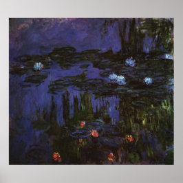 Póster Impresionismo vintage por Claude Monet
