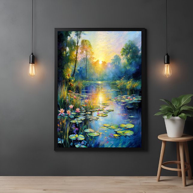 Póster Impresionista de inspiración monetizada Lily Pond (Subido por el creador)