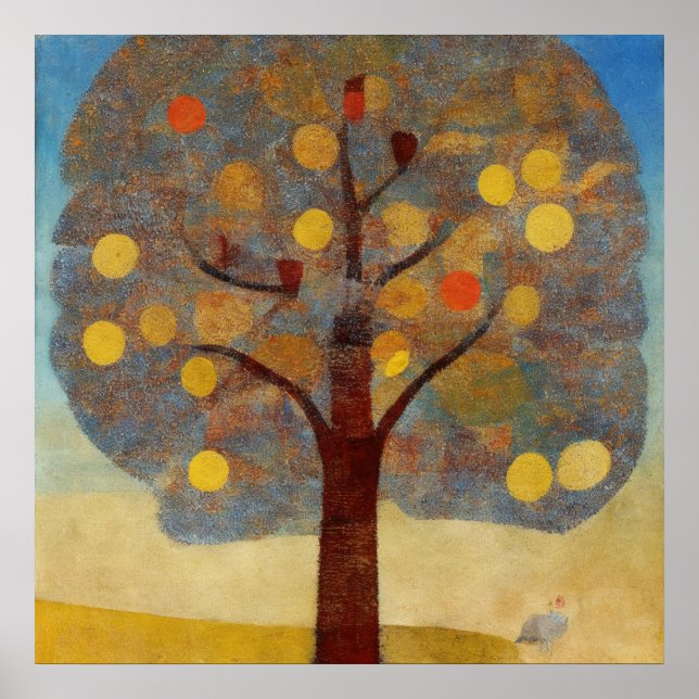 Póster Impresionista El Árbol Del Dinero (Frente)