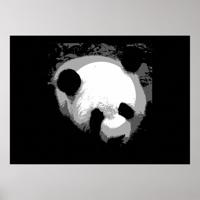 Póster Impreso Cara de Panda - Pósters de Panda (Frente)