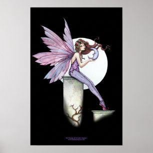 Póster impreso de arte de hadas hermosas por Molly