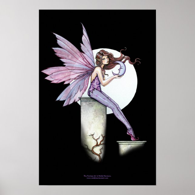 Póster impreso de arte de hadas hermosas por Molly (Frente)