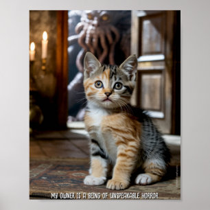 Póster Impreso de Mascotas Tristes y Solitarias: M