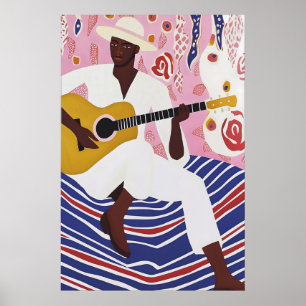 Póster Impreso de Música de Moda - Regalo para Gui