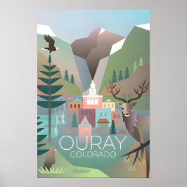 Póster Impreso de Ouray, Colorado