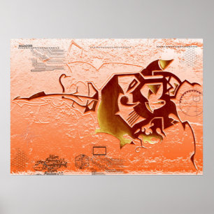 Póster impreso Futurista Evo optimizado ver.