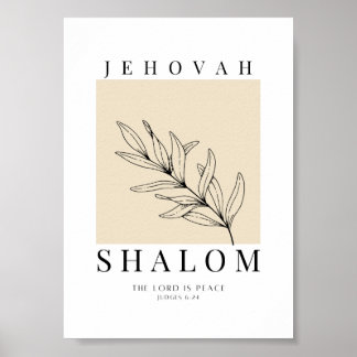 Póster Impresora de Jehová Shalom
