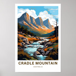 Póster Impresora de viaje Cradly Mountain Australia