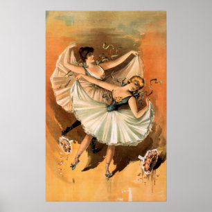 Póster Impresora/poster "Dos Ballerinas"
