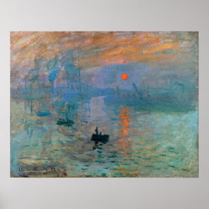 Póster Impression Sunrise by Claude Monet
