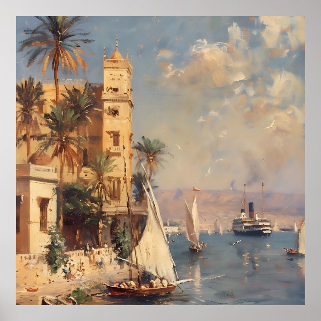 Póster Impressionist Egypt around 1905 (Frente)