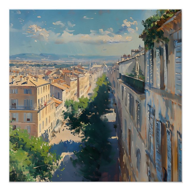 Póster Impressionist image of Mompellier around 1906 (Anverso)