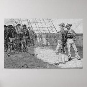 Póster Impressment of American Seamen