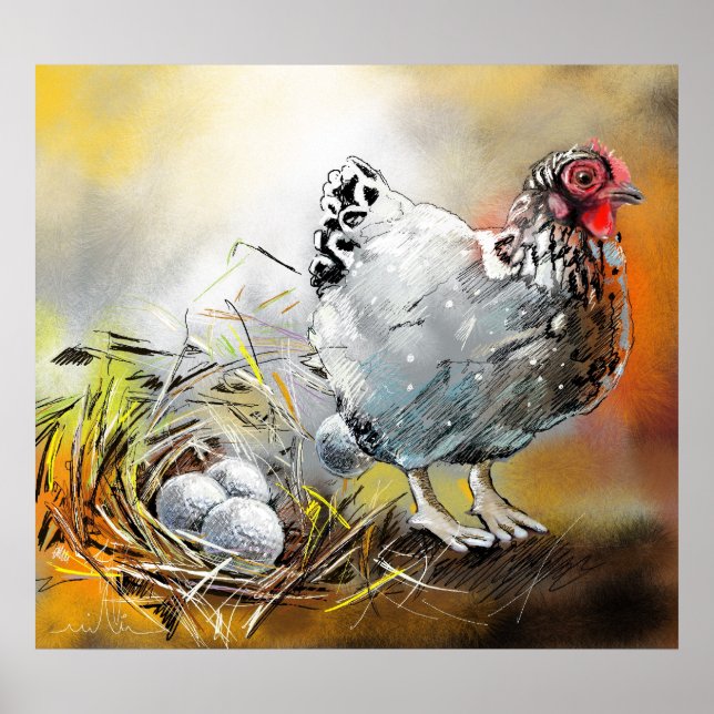 Póster Imprime "El regalo de Golfer supremo" - de Miki (Frente)