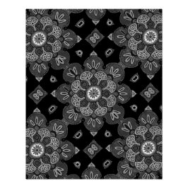 Poster imprimible con diseño de medallón