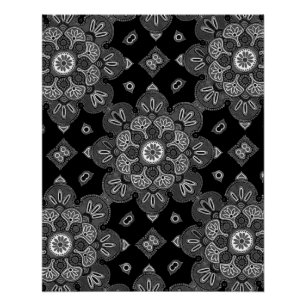 Poster imprimible con diseño de medallón