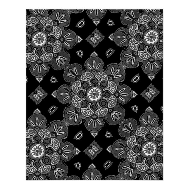 Poster imprimible con diseño de medallón (Anverso)