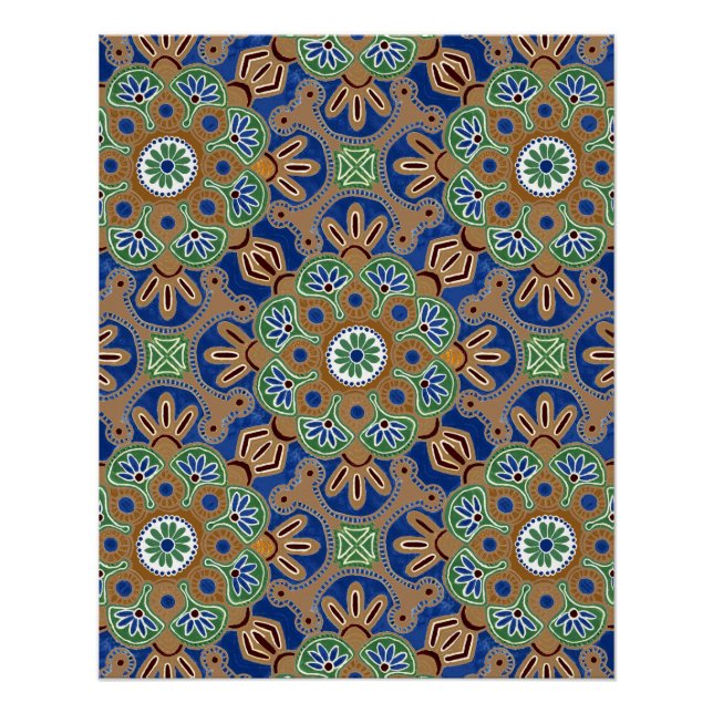 Poster Imprimible con diseño de medallón (Anverso)