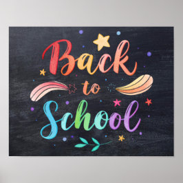 Póster Imprimible de Regreso a Clases