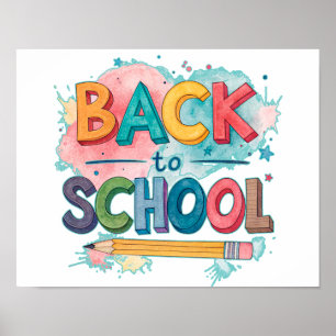 Póster Imprimible de Regreso a Clases