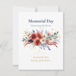 Póster Imprimible del Día de Conmemoración Floral