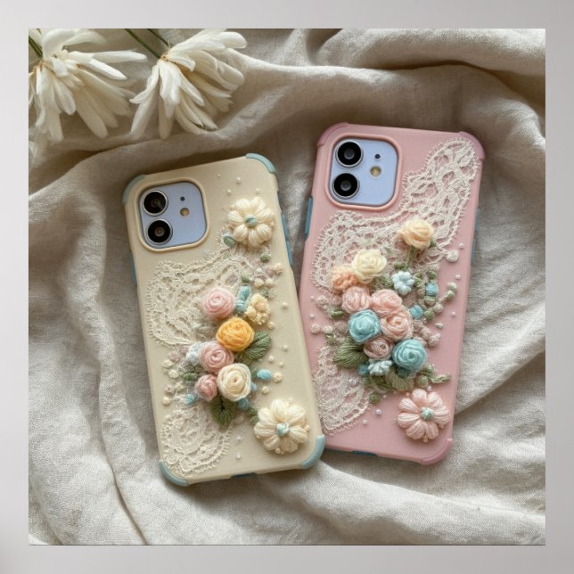 Póster Imprimible foto corta de estuches de teléfono (Frente)