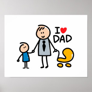 Póster Imprimir Amor Papá