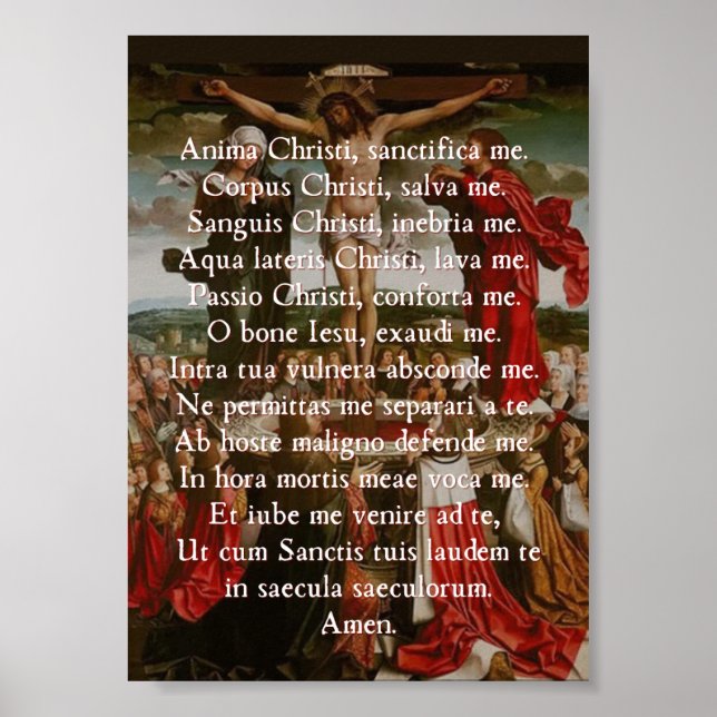 Póster Imprimir Anima Christi (Frente)