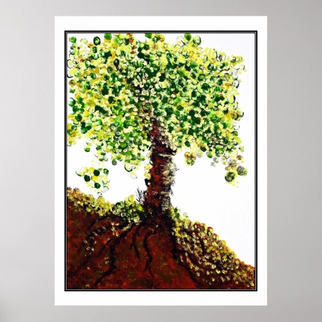 Póster Imprimir árbol de vida (Frente)