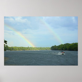 Póster Imprimir arcoiris doble