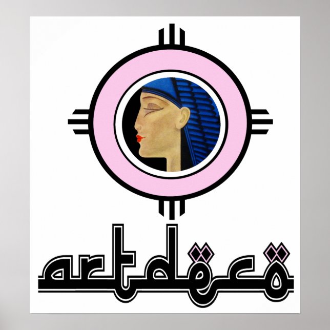 Póster Imprimir Art Deco (Frente)