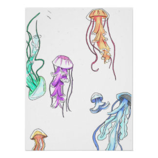 Póster Imprimir arte de gelatina