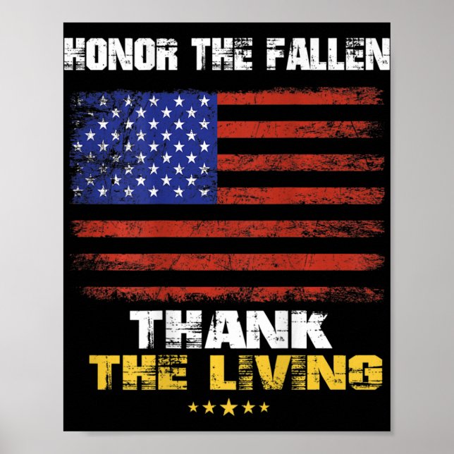 Póster (IMPRIMIR ATRÁS) Honor A Los Caídos Gracias A Livi (Frente)