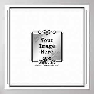Póster Imprimir Autografo de Graduación Keepsake
