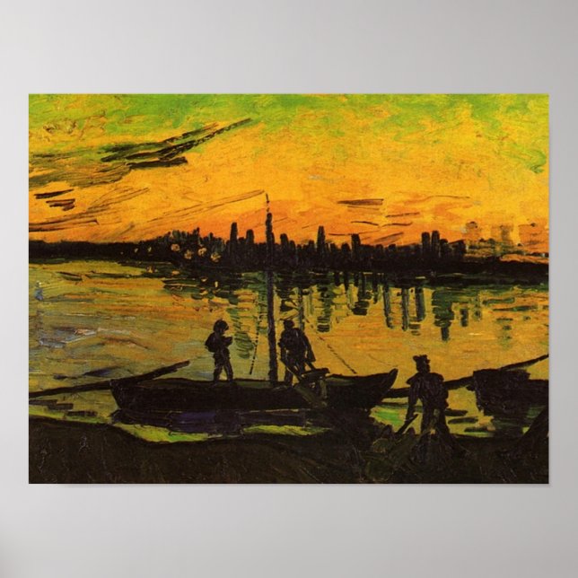 Póster Imprimir - Barras de carbón (Frente)