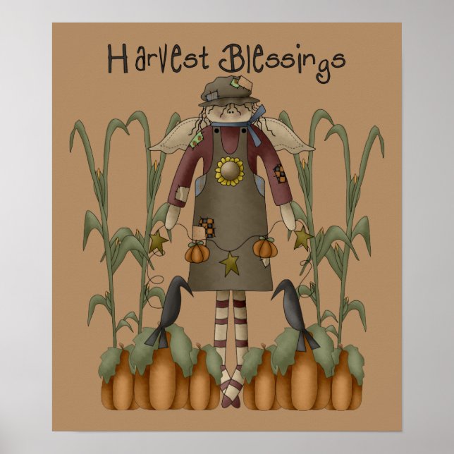 Póster Imprimir Bendiciones de Cosecha (Frente)