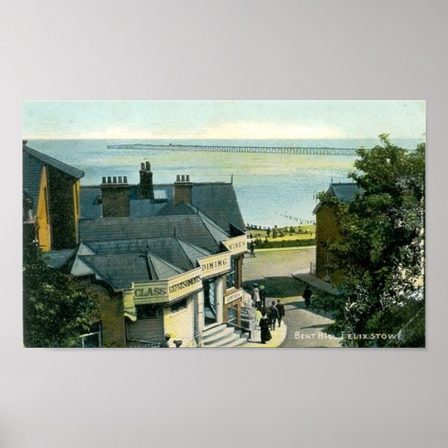 Póster Imprimir - Bent Hill, Felixstowe, Suffolk (Frente)