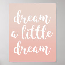 Imprimir cita de ombre rosa Sueña un poco