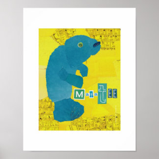 Póster Imprimir de Manatee