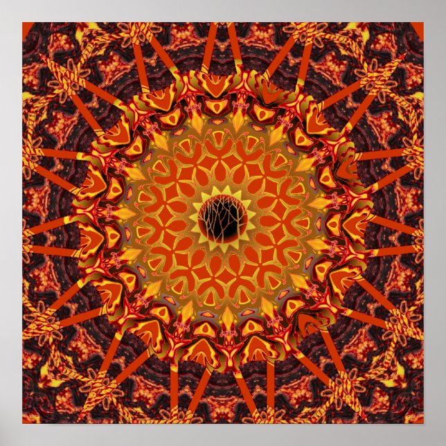 Póster Imprimir detalle del árbol (Frente)