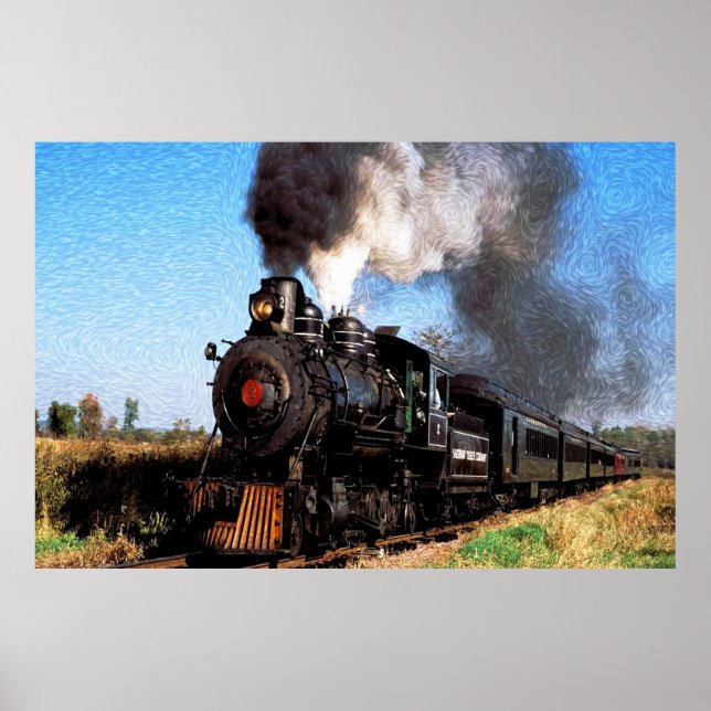 Póster Imprimir el tren 2 (Frente)