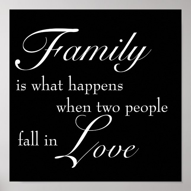 Póster Imprimir en familia (Frente)