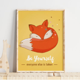Póster Imprimir en pared de Be Yourself Kids | Fox Wall P