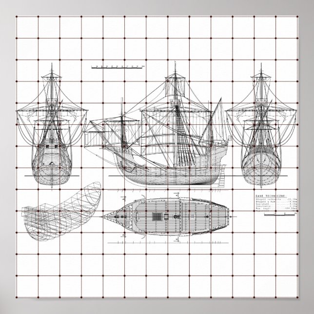 Póster Imprimir envío (Frente)