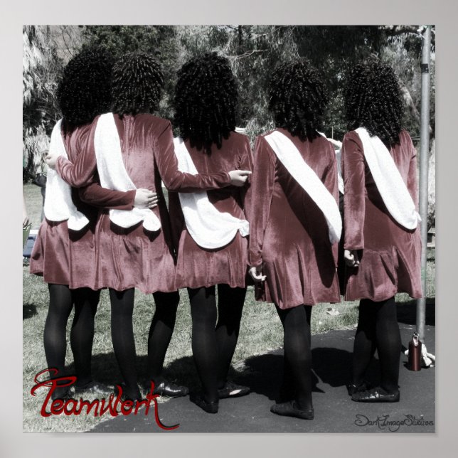 Póster Imprimir equipo de baile (Frente)