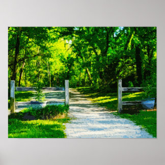 Póster Imprimir estilo retro, papel Poster de valor (mate